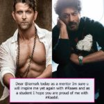 Hrithik Roshan's heartwarming gesture for Shah Rukh Khan on the Raees-Kaabil clash day is INSPIRING