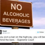 Highway Liquor Ban Comes Into Effect, Jokes Are Flowing On Twitter