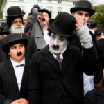 Fans dressed as “Chaplin-lookalikes” set world record in Switzerland