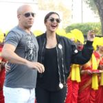 Vin Diesel in India with Deepika Padukone; welcomed with dhol, tilak