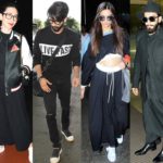 Airport Diaries: Sonam, Karisma and Shahid slay the monochrome trend, but it's Ranveer who steals the show – View Pics