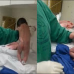 Newborn baby walking immediately after birth has social media in awe! – WATCH VIDEO