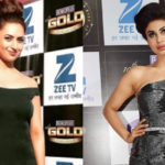 Zee Gold Awards 2017: Mouni Roy smoulders in shades of grey; Divyanka Tripathi turns into a green goddess