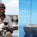 Sailor and his cat rescued after seven months drifting in the Indian ocean